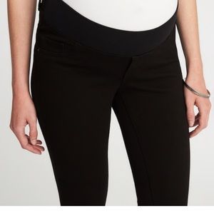 Black Maternity Front Low-panel Rockstar Jeans
